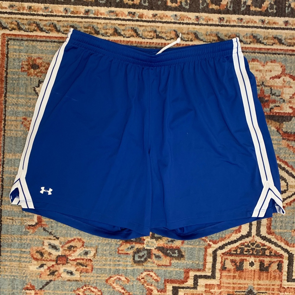 Royal Blue Under Armor Athletic Shorts Never Worn